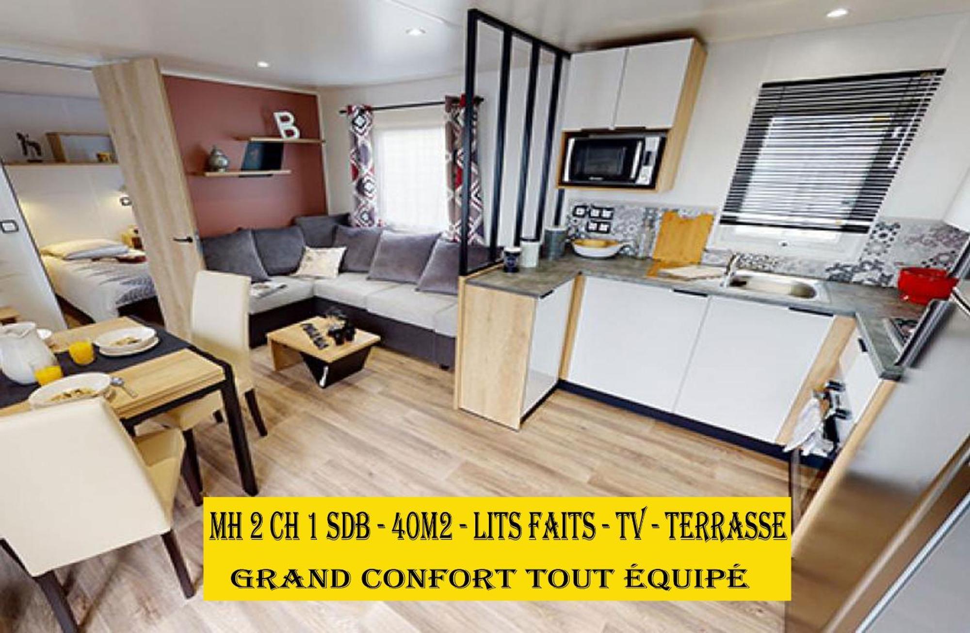 Mh6Pers-2Ch-1Sdb-Lits Faits-40M2-Terrasse-Tv--Grand Confort-Empl Calme-Kerlann Pont-Aven Exterior photo